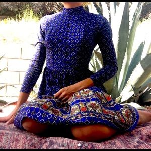 Vintage geometric dress SM 4